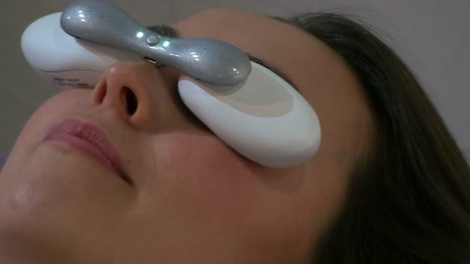Futuristic eye-mask promises to relieve digital eye-strain