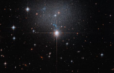 Hubble Spies Faint Irregular Galaxy