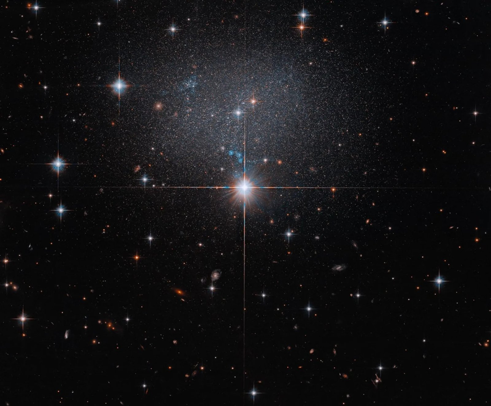 Hubble Spies Faint Irregular Galaxy
