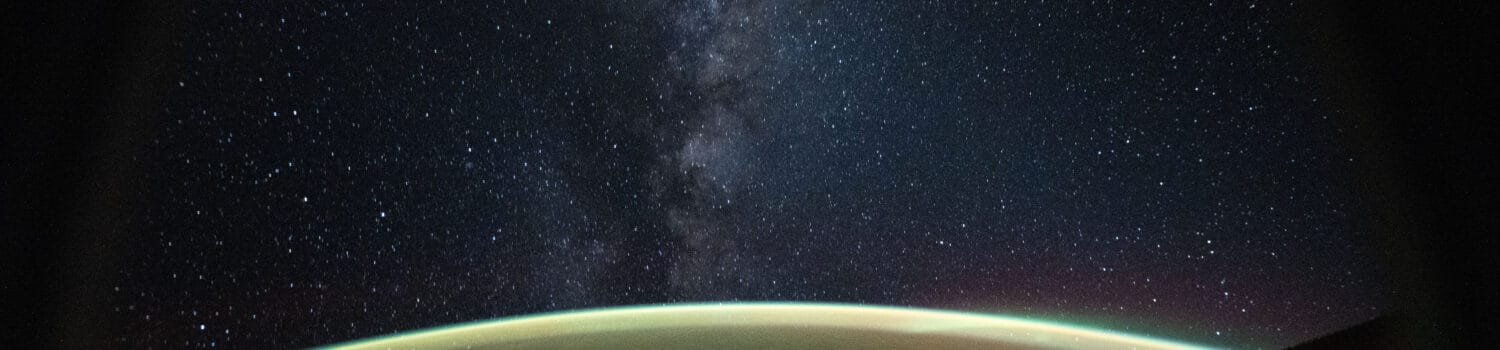 Glowing Views from the Space Station