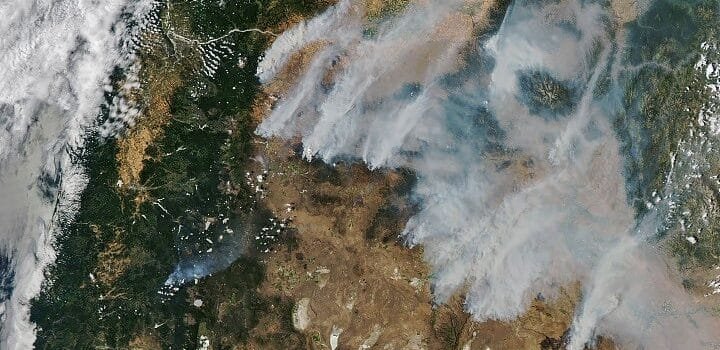 Smoke Blankets Oregon - NASA Science