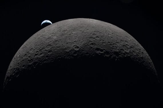 NASA's LRO Images Falcon 9 Crater on Moon, Learns New Details
